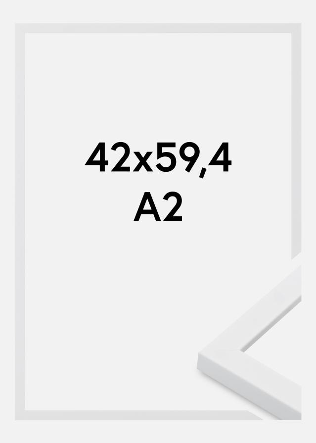 Jämtlands Ramfabrik Frame Oban Acrylic Glass White 42x59.4 cm (A2)