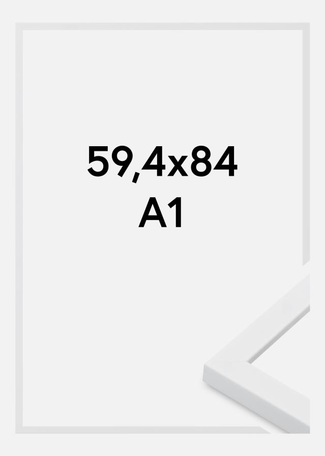 Jämtlands Ramfabrik Frame Oban Acrylic Glass White 59.4x84 cm (A1)