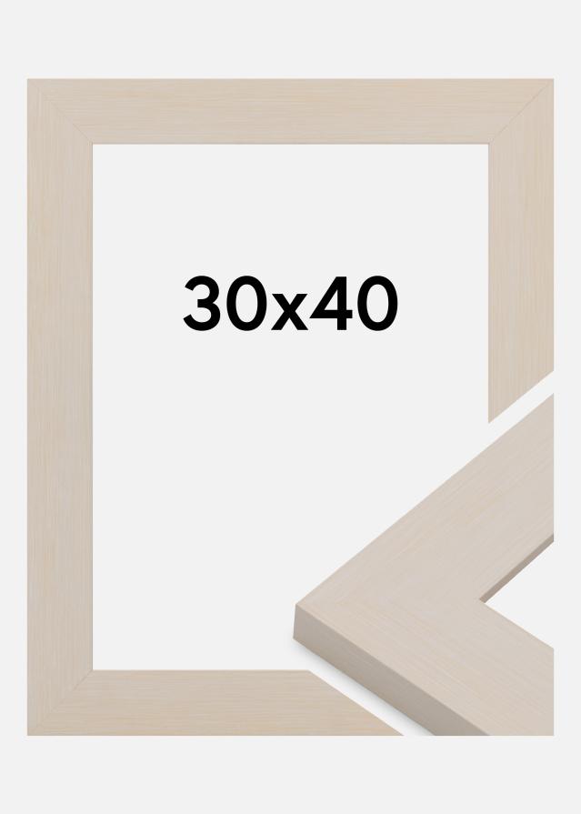 Jämtlands Ramfabrik Frame Pembrokeshire Acrylic Glass White 30x40 cm