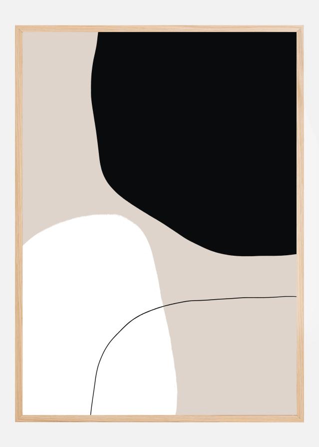 Bildverkstad Monochrome Shapes Poster