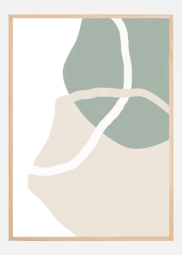 Bildverkstad Abstract Earth Flow Poster