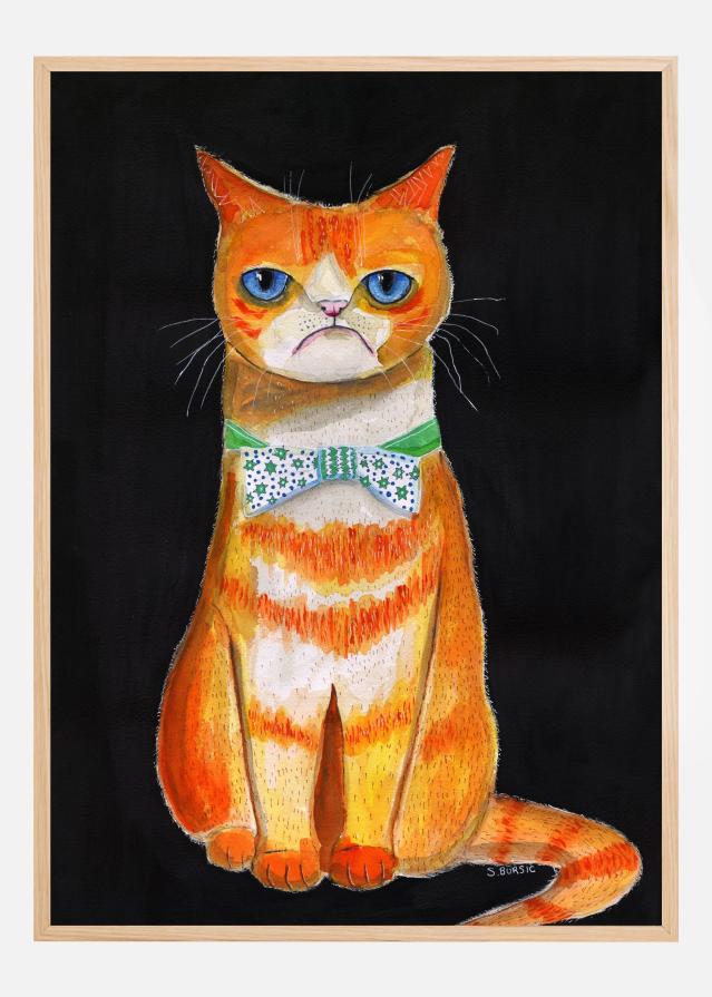 Bildverkstad Sad Cat Poster