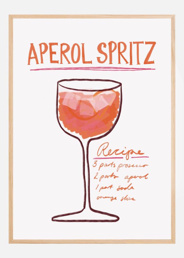 Bildverkstad Spritz Recipe Delight Poster