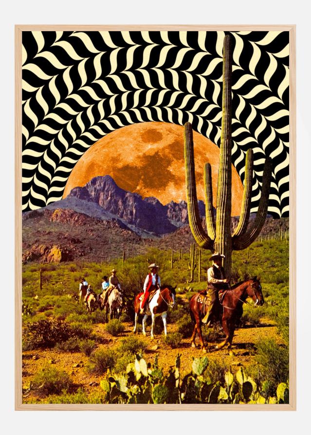 Bildverkstad Illusionary Cowboys Poster