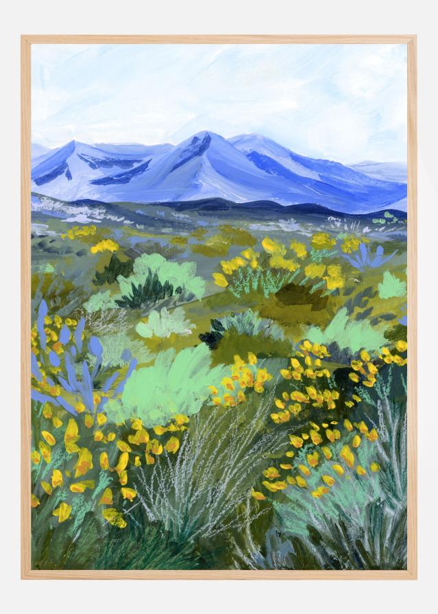 Bildverkstad Blue Valley Poster