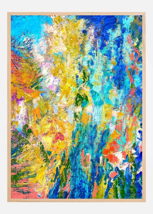 Bildverkstad Vibrant Chaos Poster