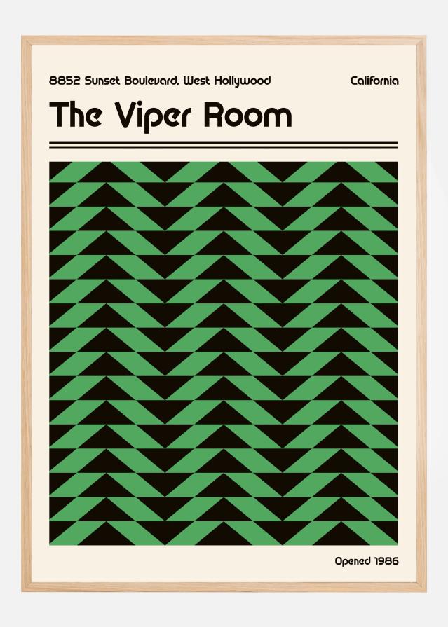 Bildverkstad Viper Room Retro Poster