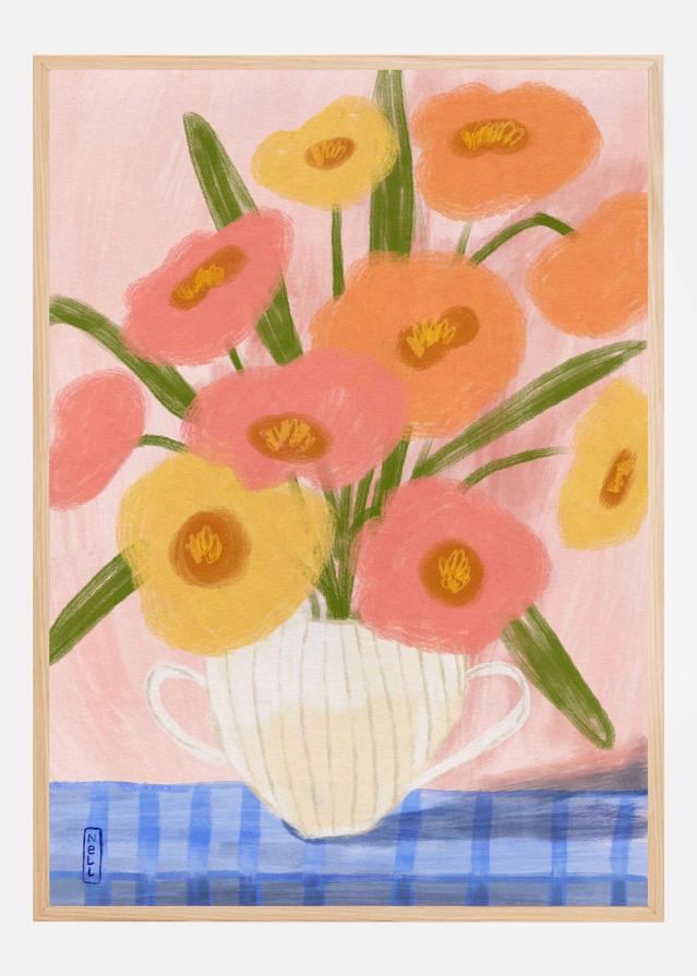 Bildverkstad Summer Flowers In a Vase Poster