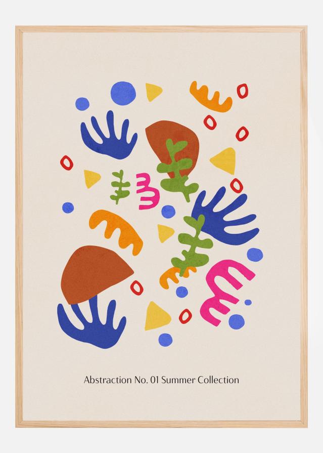 Bildverkstad Abstraction Summer Collection Poster