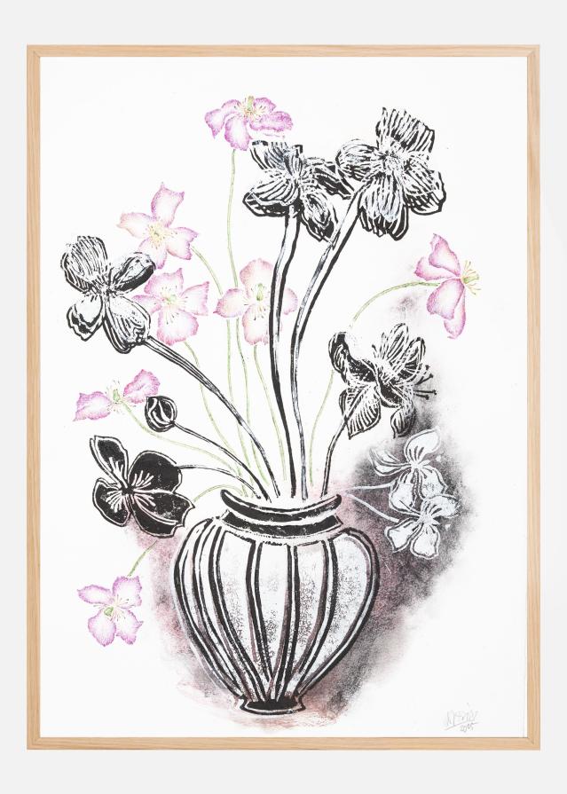 Bildverkstad Dark Flowers Poster