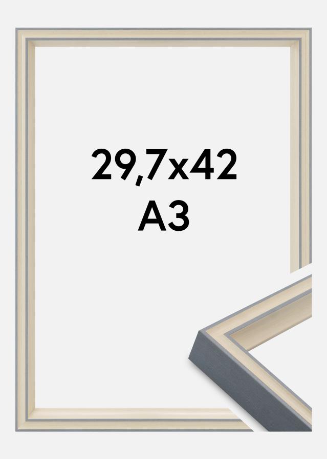 Jämtlands Ramfabrik Frame Riga Acrylic Glass Grey 29.7x42 cm (A3)