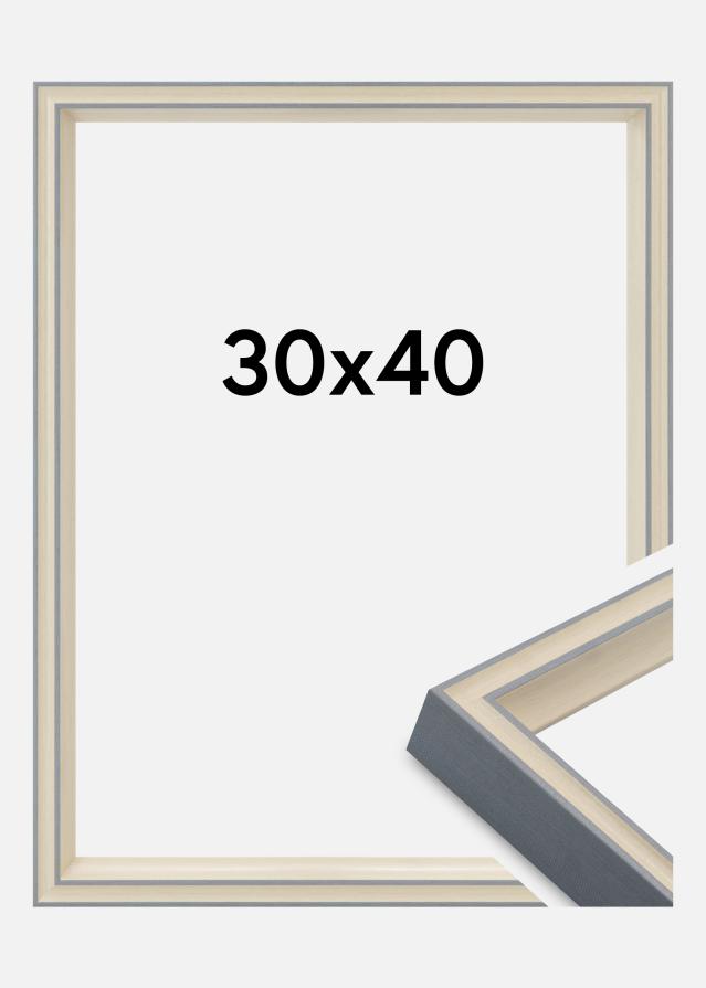 Jämtlands Ramfabrik Frame Riga Acrylic Glass Grey 30x40 cm