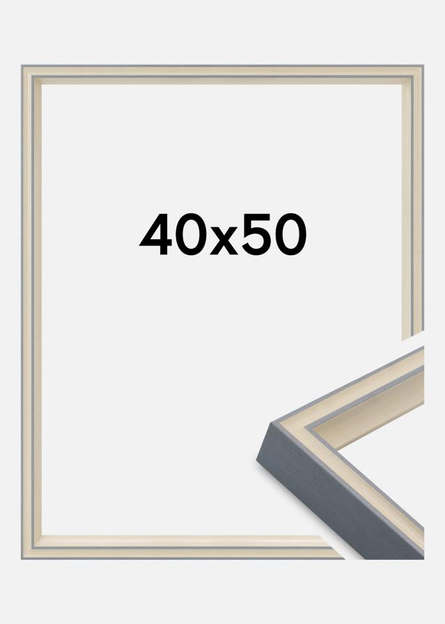 Jämtlands Ramfabrik Frame Riga Acrylic Glass Grey 40x50 cm