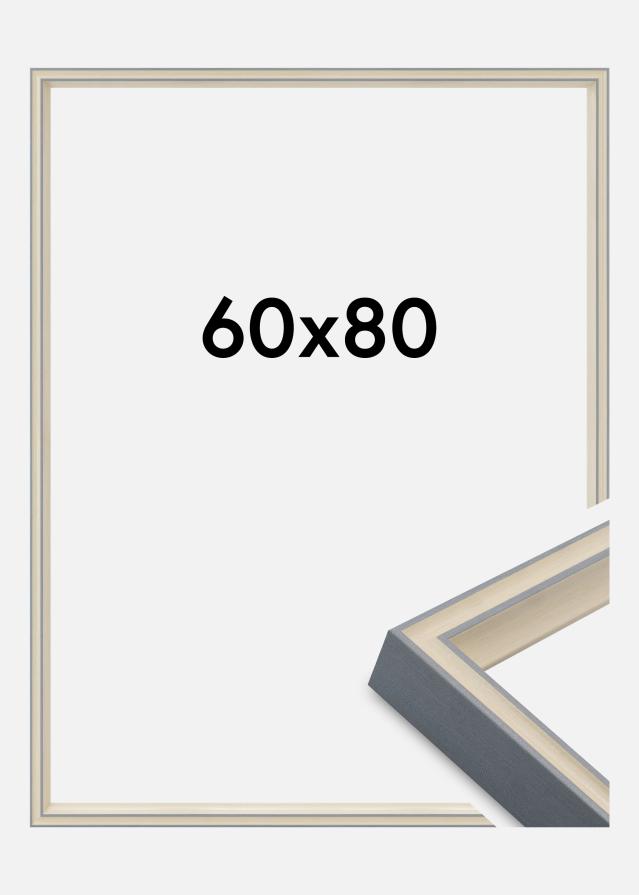 Jämtlands Ramfabrik Frame Riga Acrylic Glass Grey 60x80 cm