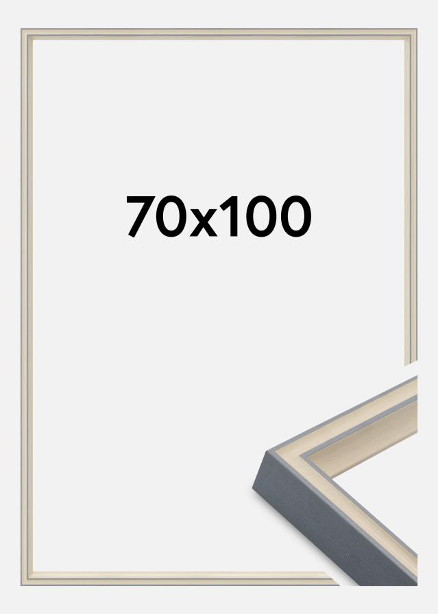 Jämtlands Ramfabrik Frame Riga Acrylic Glass Grey 70x100 cm