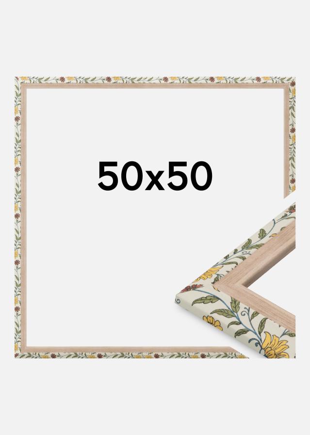 Jämtlands Ramfabrik Frame Arco Acrylic Glass Floral Oak 50x50 cm