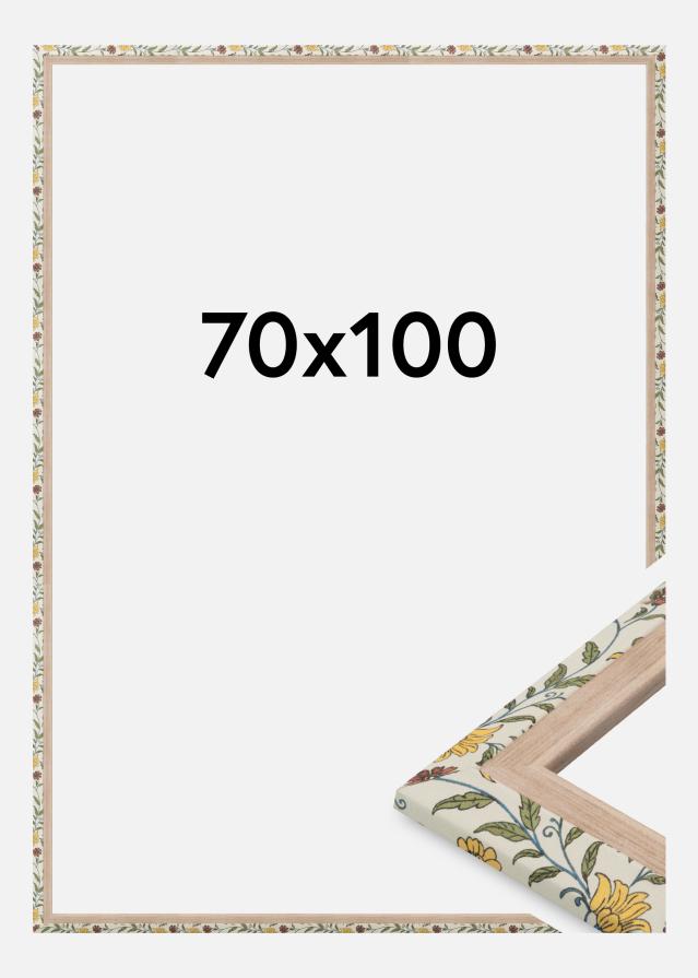 Jämtlands Ramfabrik Frame Arco Acrylic Glass Floral Oak 70x100 cm