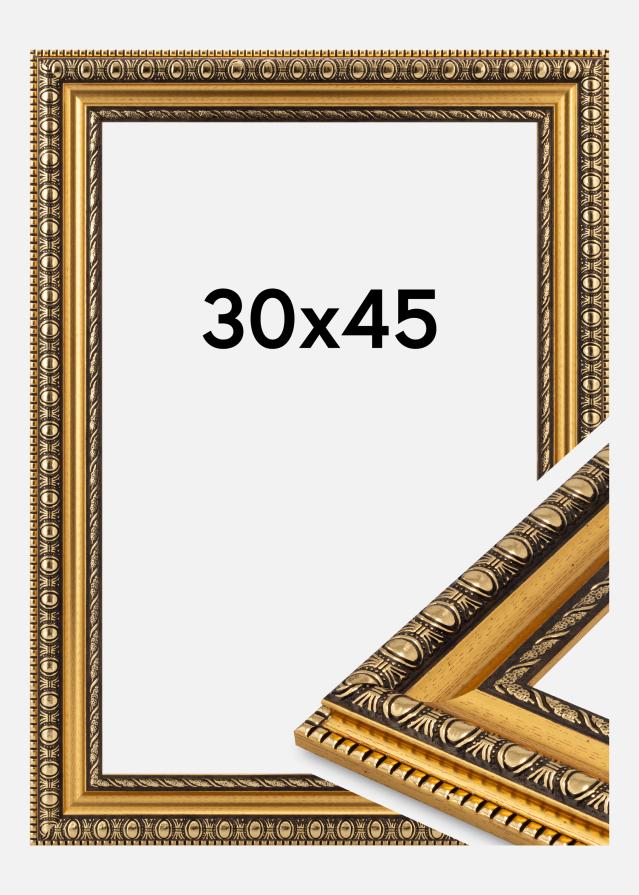 Jämtlands Ramfabrik Frame Ornato Acrylic Glass Gold 30x45 cm