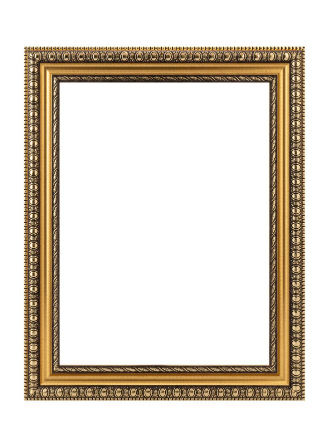Jämtlands Ramfabrik Frame Ornato Acrylic Glass Gold 42x59.4 cm (A2)