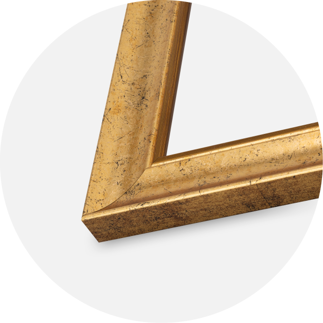 Jämtlands Ramfabrik Frame Conca Acrylic Glass Gold 59.4x84 cm (A1)