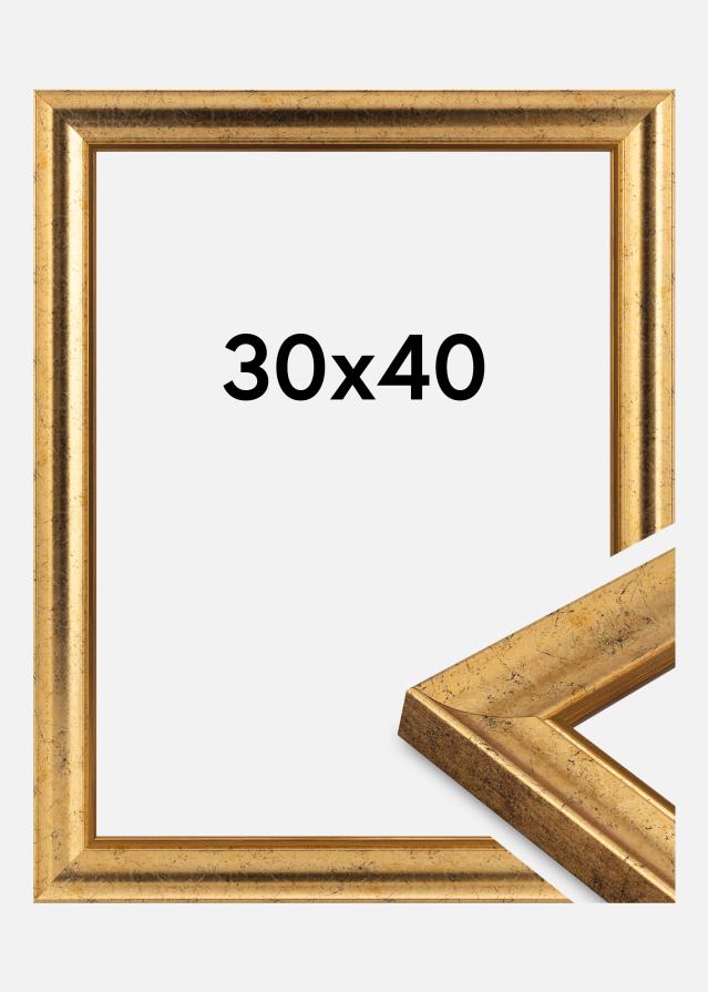 Jämtlands Ramfabrik Frame Conca Acrylic Glass Gold 30x40 cm