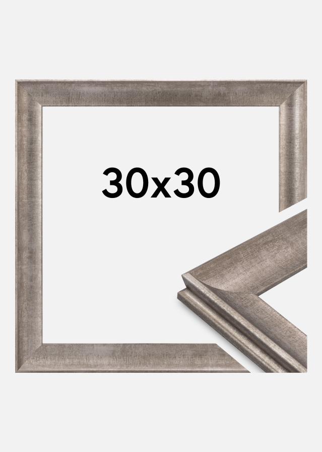 Jämtlands Ramfabrik Frame Conca Acrylic Glass Silver 30x30 cm