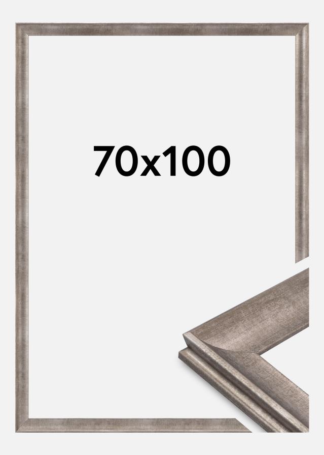 Jämtlands Ramfabrik Frame Conca Acrylic Glass Silver 70x100 cm