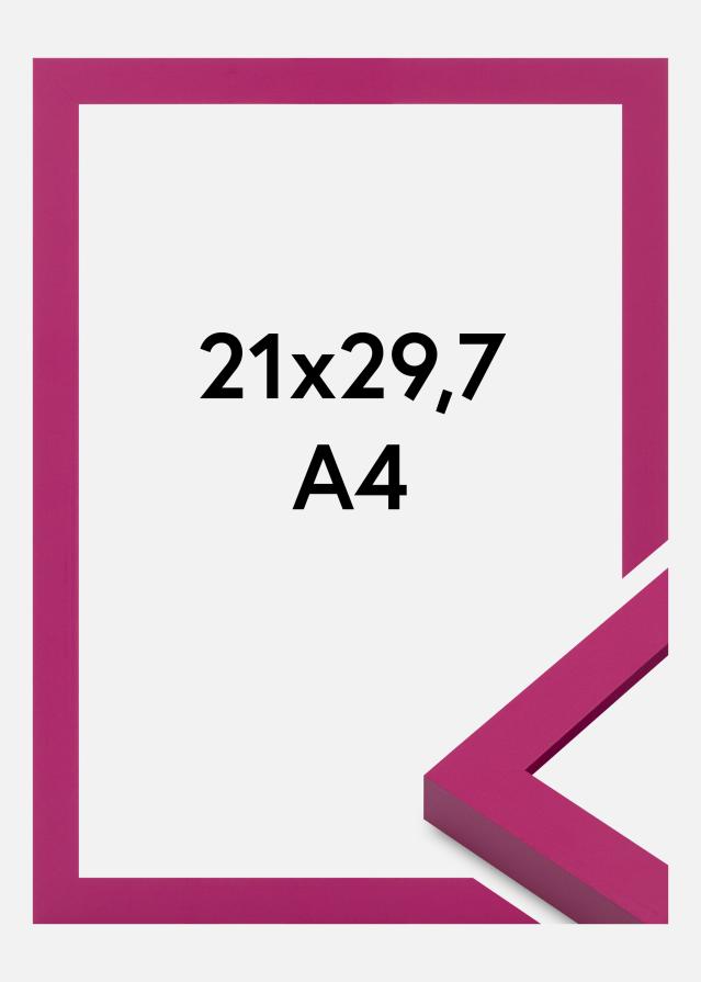 Jämtlands Ramfabrik Frame Selection Acrylic Glass Bubblegum Pink 21x29.7 cm (A4)