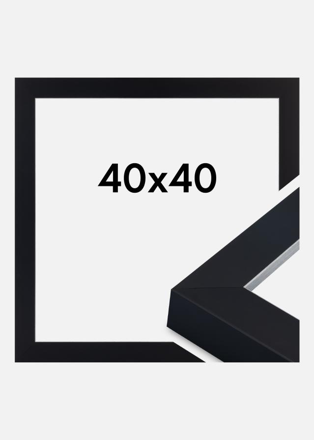 Jämtlands Ramfabrik Frame Sussex Acrylic Glass Black/Silver 40x40 cm