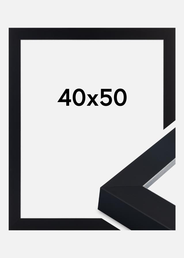 Jämtlands Ramfabrik Frame Sussex Acrylic Glass Black/Silver 40x50 cm