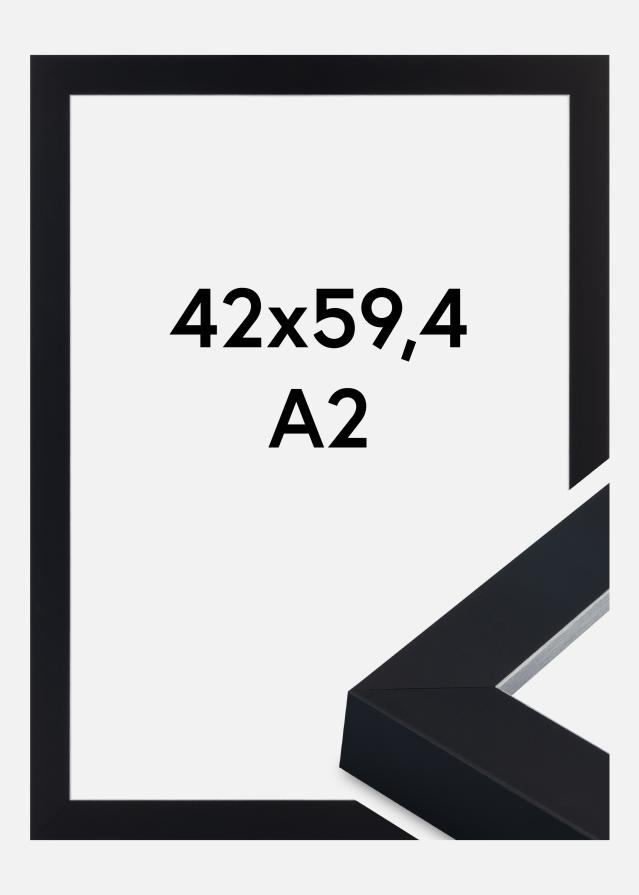 Jämtlands Ramfabrik Frame Sussex Acrylic Glass Black/Silver 42x59.4 cm (A2)