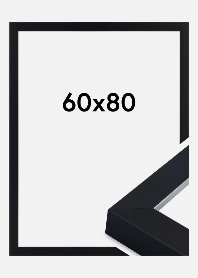 Jämtlands Ramfabrik Frame Sussex Acrylic Glass Black/Silver 60x80 cm