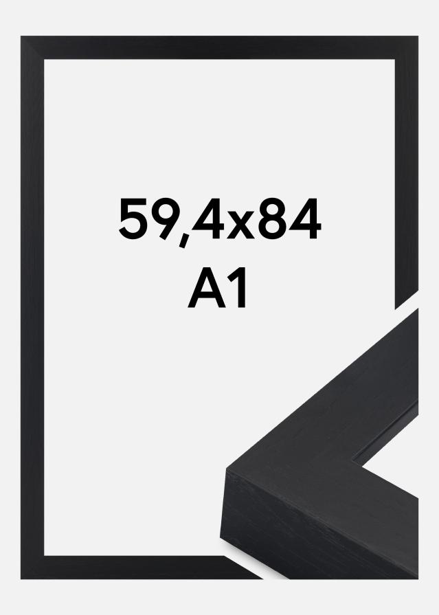 Jämtlands Ramfabrik Frame Wells Acrylic Glass Black 59.4x84 cm (A1)