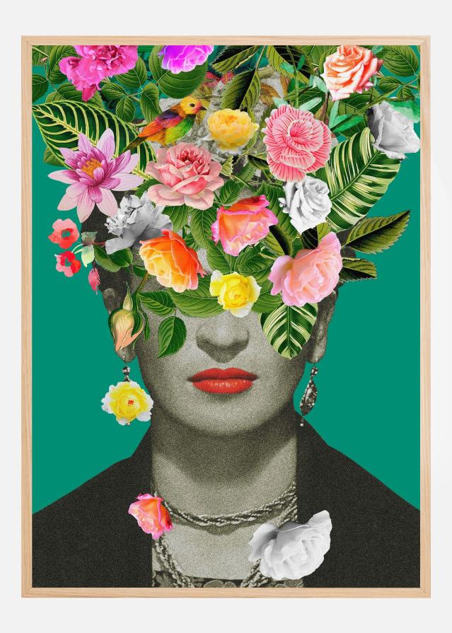 Bildverkstad Floral Frida Poster