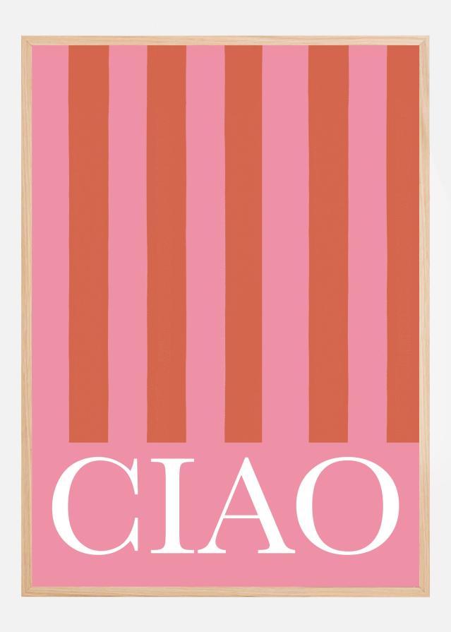 Bildverkstad Ciao Stripes Poster