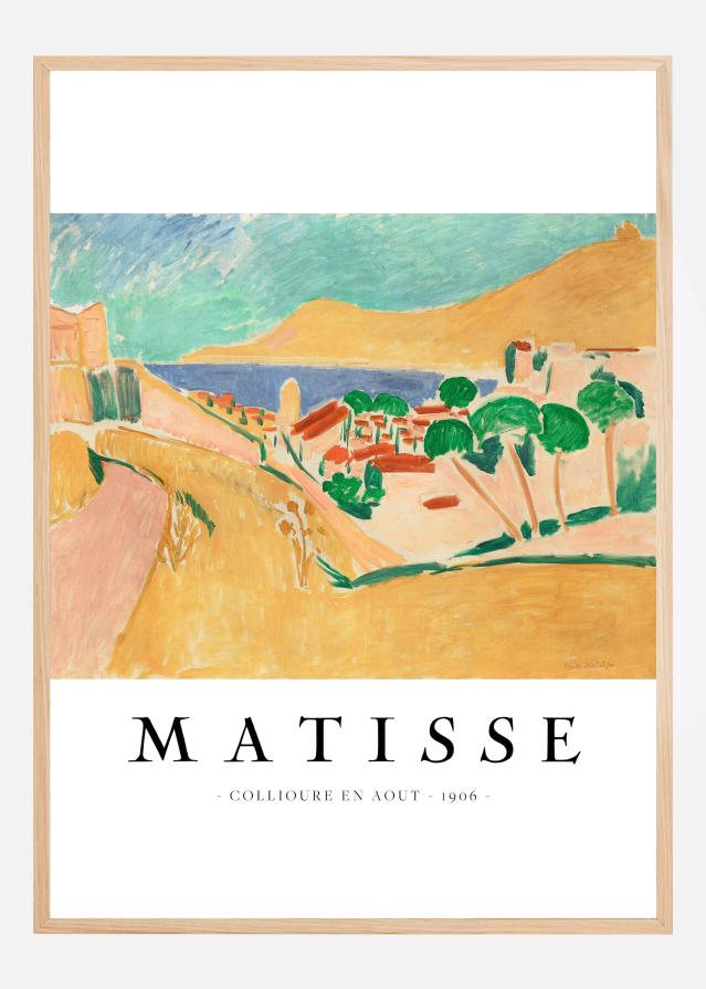 Bildverkstad Collioure En Aout II - Henri Matisse Poster