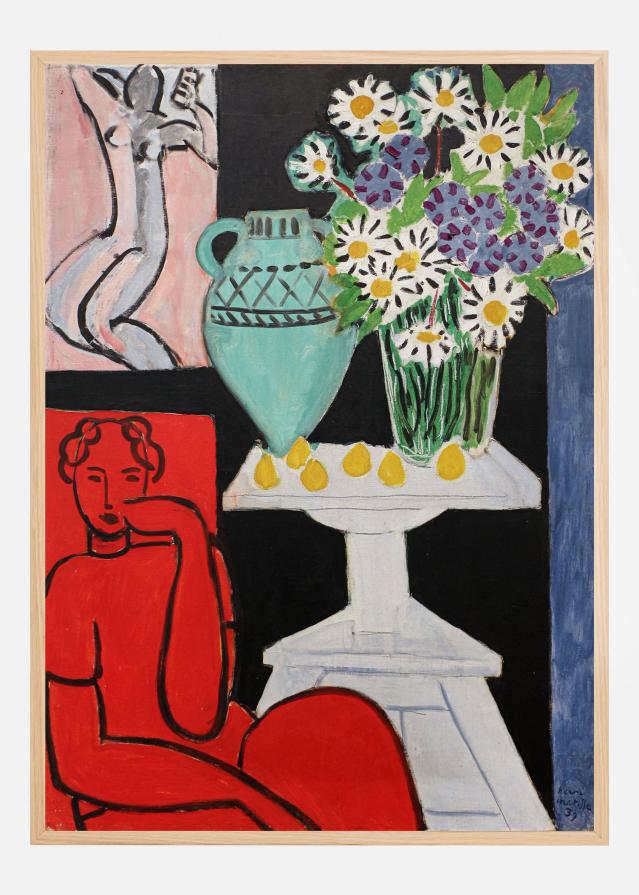 Bildverkstad Still Life with Red Figure - Henri Matisse Poster
