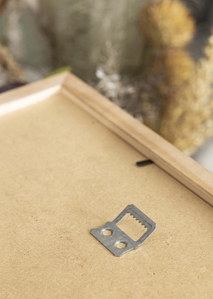 Ram med passepartou Frame Stilren Walnut 55x70 cm - Mounts White 45.7x61 cm