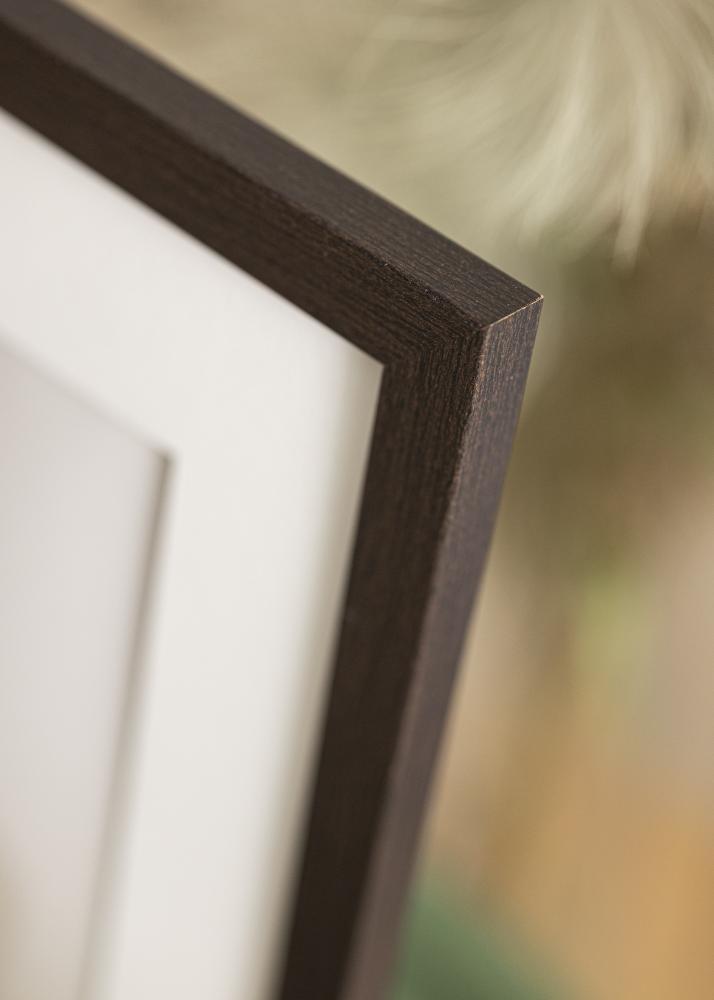 Ram med passepartou Frame Stilren Wenge 30x40 cm - Mounts White 18x27 cm