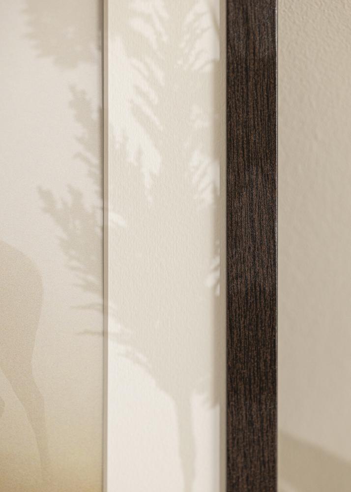Ram med passepartou Frame Stilren Wenge 30x40 cm - Mounts White 18x27 cm