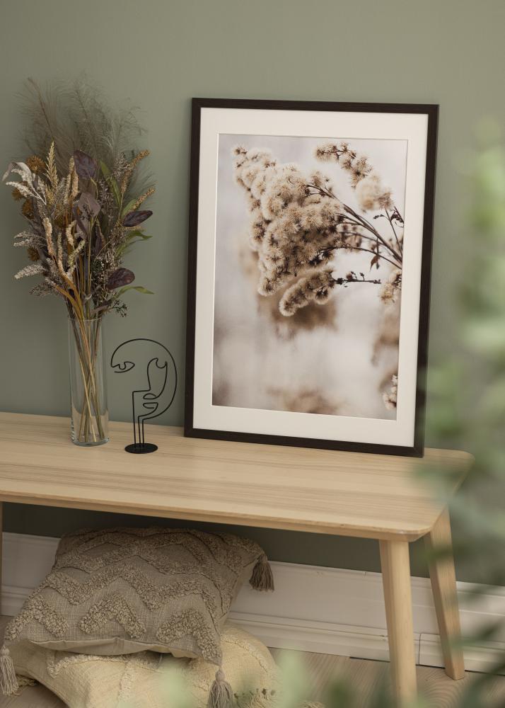 Ram med passepartou Frame Stilren Wenge 30x40 cm - Mounts White 18x27 cm