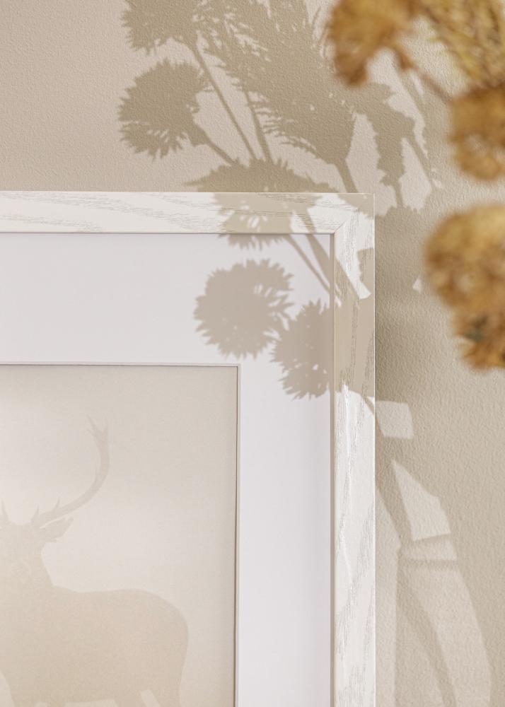 Ram med passepartou Frame Stilren White Oak 60x80 cm - Mounts White 20x28 inches