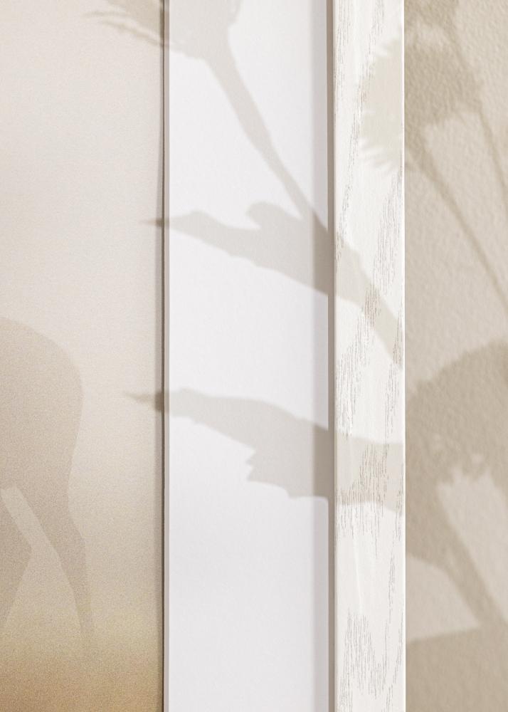 Ram med passepartou Frame Stilren White Oak 60x80 cm - Mounts White 20x28 inches