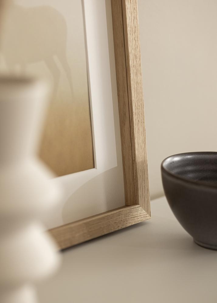 Jämtlands Ramfabrik Frame Amanda Box Acrylic glass Oak 21x30 cm