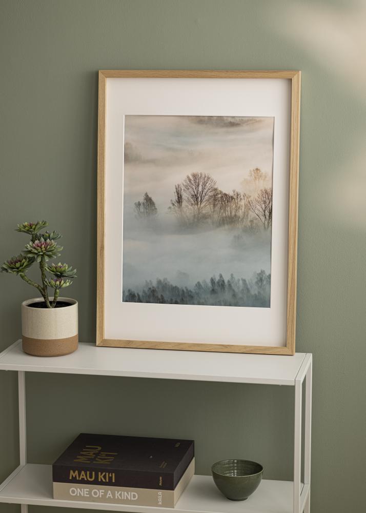 Jämtlands Ramfabrik Frame Amanda Box Acrylic glass Oak 21x30 cm