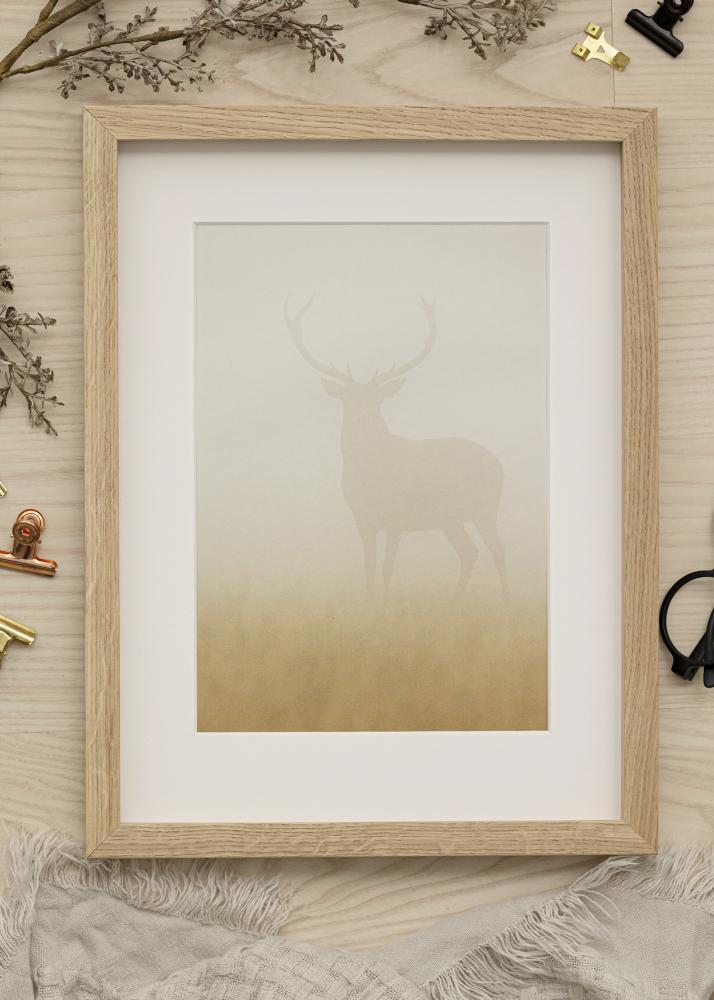 Jämtlands Ramfabrik Frame Amanda Box Acrylic glass Oak 21x30 cm