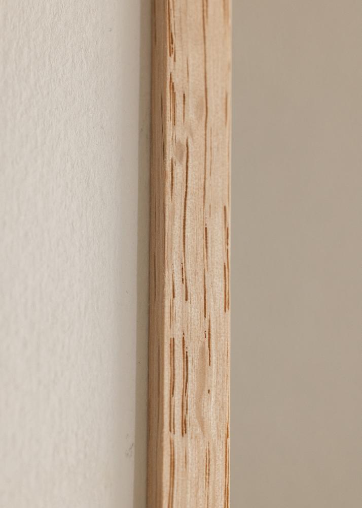Ram med passepartou Frame Slim Oak 35x45 cm - Mounts White B4 250x353 mm