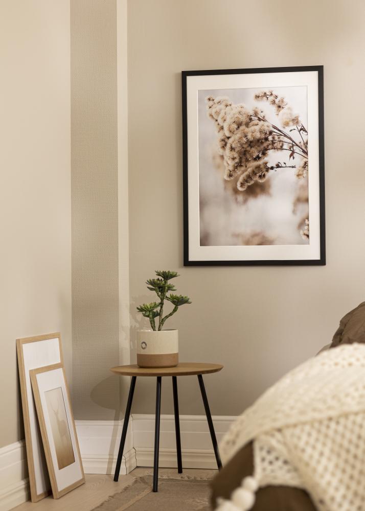 Ram med passepartou Frame Stilren Black 56x71 cm - Mounts White 46x61 cm