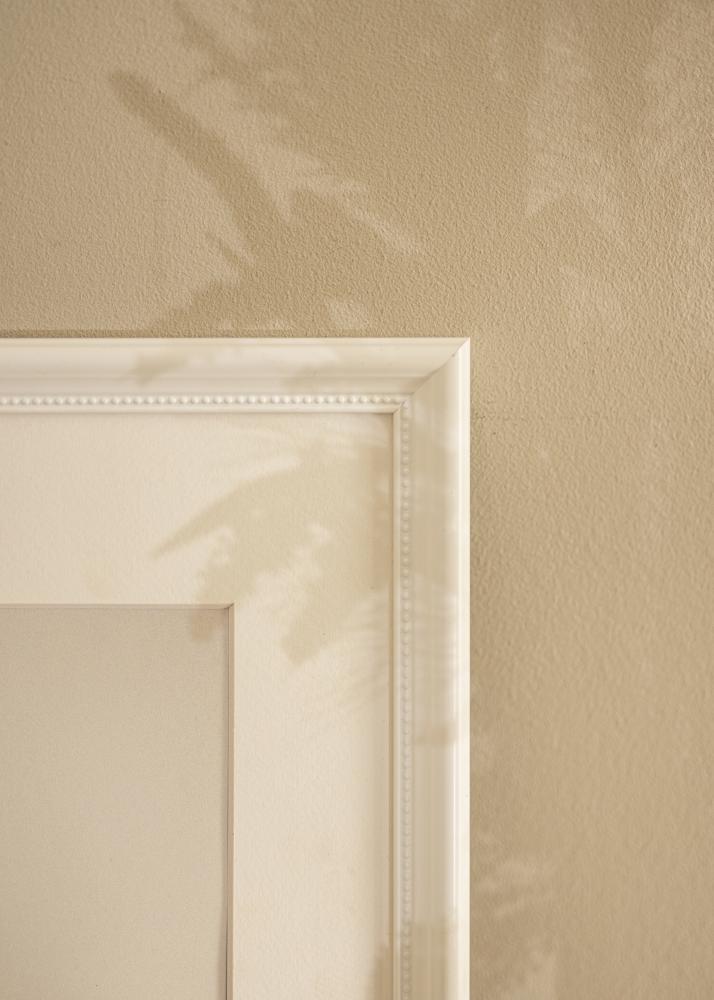 Ram med passepartou Frame Gala White 50x70 cm - Mounts White 42x59.4 cm