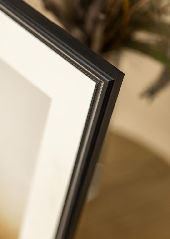 Ram med passepartou Frame Gala Black 50x70 cm - Mounts White 15x23 inches
